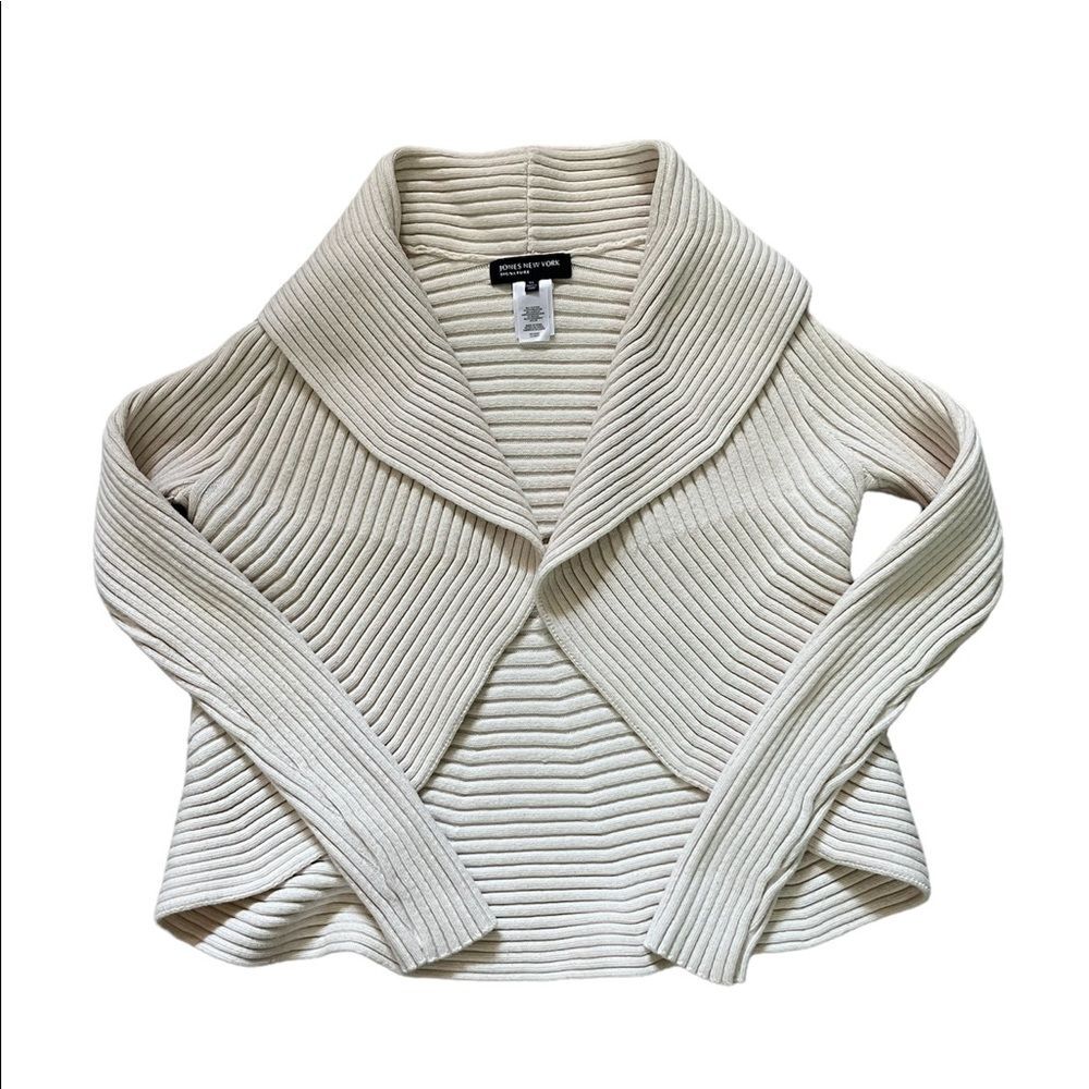 Jones New York Signature XL beige cardigan
